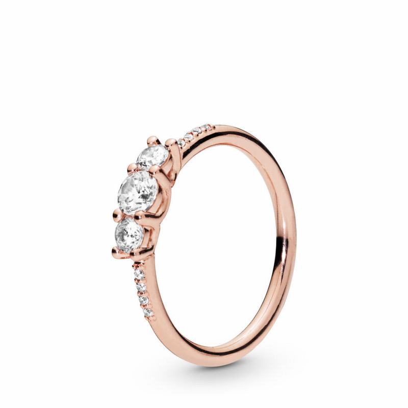 Pandora Australia Rose™ Sparkling Elegance Promise Ring | WCNHUP106